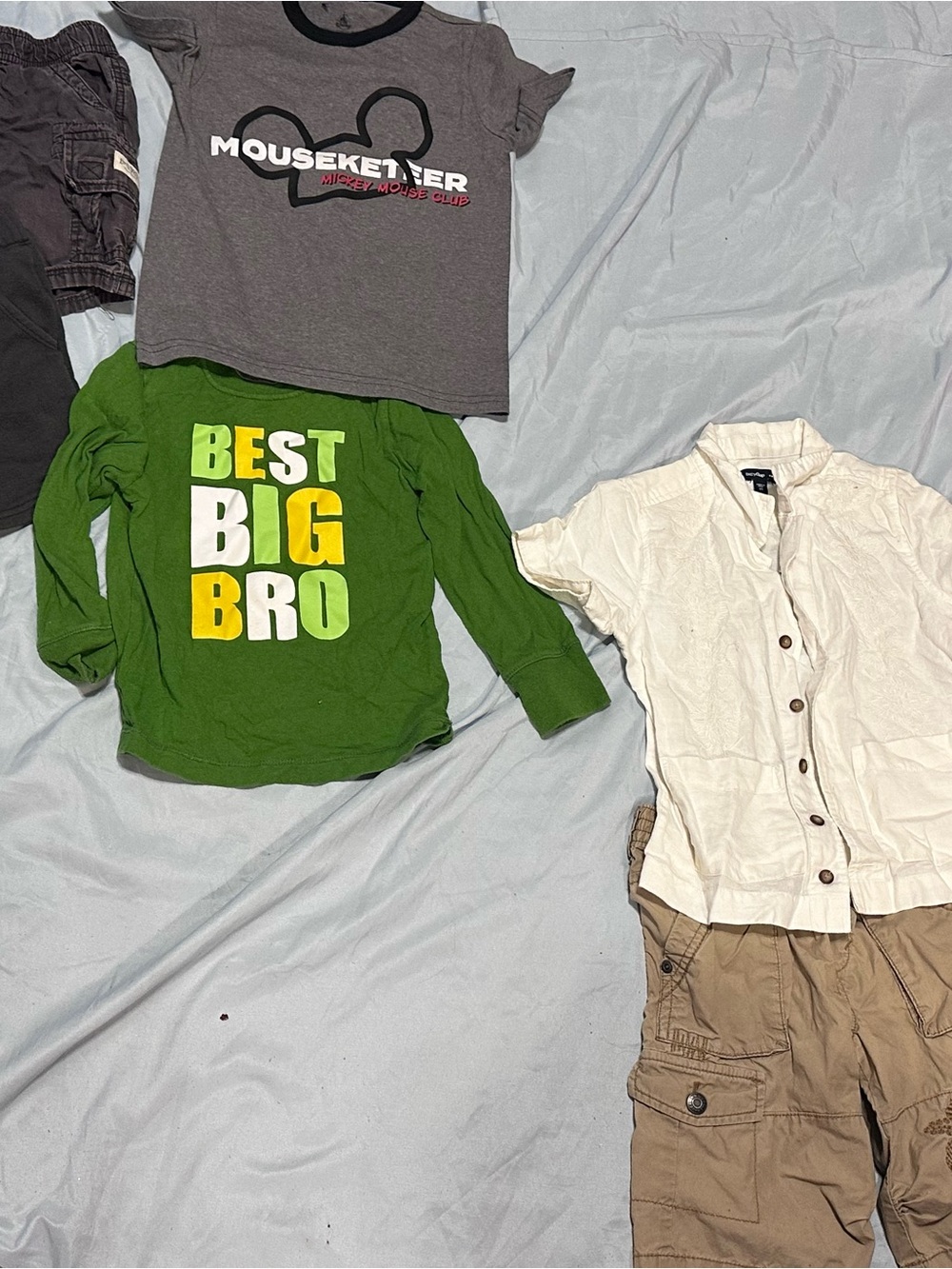Best Big Bro Green Long-Sleeve Kids Shirt